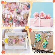 1mm 360pcs Handmade DIY Flower Craft Materials, Flower Center Accessories, Pearlescent Flower Bud, Fondant Flower Stamen, Mesh Flower