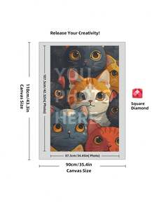 5D Custom Diamond Painting Kits, DIY Personalized Diamond Art Photo With Your Own Pictures, Customised Diamond Painting Kits Full Drill For Adults, Dog, Friends, Loves, Perfect For Room Decor.Custom Personalized 5D DIY Diamond Art Painting Kit, Custom Home Decor Diamond Art Painting, Unique Thanksgiving Valentine'S Day Gift - Multicolor - View 73