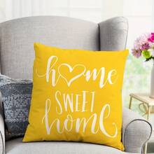 2D, 4Pcs Bohemian Style Yellow & Grey Geometric Patterned Single-Side Print Decorative Throw Pillow Covers - 17.7 X 17.7 Inches, Cushion Covers For Sofa, Bedroom, Office, Car & Farmhouse Decor, Machine Washable With Zipper, Not Insert Included - Multicolor - View 7