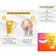 Crema Facial Solar UV100 SPF50 de 60 ml - Protecció Diaria UV/UVB, Resistente al Agua, Hecha en México - Fotosun Fluid Protect - Ver 2