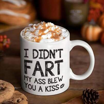 Funny Gag Gifts - I Didn't Fart Mug - Best Birthday Gifts For Men, Dad, Women - Unique Gift Idea For Him From Son, Daughter, Wife - Bday Present For Adults, Husband, Brother - Fun Novelty Cup