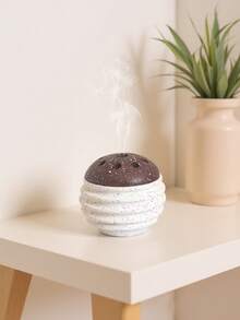 1pc Spherical Resin Handheld Incense Burner, Black, Chocolate, Coffee Color, Minimalist Modern Style, Middle Eastern, Arabic Incense Holder, Home Decor For Bedroom, Living Room, Office, Hotel, Festival - Multicolor - View 22