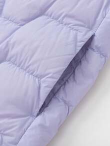 Balabala 2025冬季女童轻薄羽绒背心，防水保暖 - 風信紫 - 查看 8