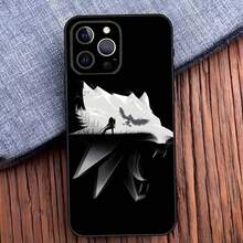 Funda para teléfono The W-Witcher Wiedzmin compatible con  16,15,14,13,12,11,Pro,X,XS,Max,XR,Plus,Mini, cubierta suave negra, funda compatible con  17 pro max, funda  17 pro, funda  17, funda  16 pro max - z4 - Ver 8