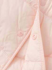 Balabala 小女孩动物动物园IP羽绒背心幼儿冬季2025温暖可爱 - 白紅色 - 查看 6