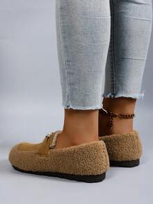 STEPREACH Women's Autumn/Winter New Breathable Comfortable Warm Casual Ankle Boots,Fur Boots - Khaki - View 7