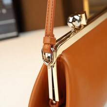 New Arrival High-End Spherical Metal Clip Baguette Bag, Women Large Capacity Shoulder Bag, Evening Bag With Chain Strap - 彩色 - 查看 11