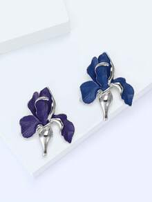 珐琅蝴蝶兰胸针 - 女士/男女通用奢华植物胸针，宴会服装配饰/朋友聚会徽章礼物 - 蝴蝶蘭 - 查看 5