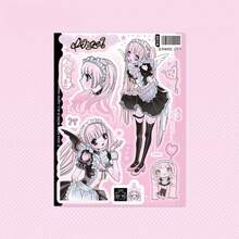 1pc - 2025 New Arrival - Y2K Style - Anime Character - Baddie Sticker - Maid Sticker - Mobile DIY Decor - Scrapbooking Material - INS Planner Gift - Home Decor - Wall Decor - Phone Tablet Sticker - Cup Computer Luggage Sticker - Stitch Toys Travel Toys Classroom Fidget Toys Mini Stuff Bath Toys Christmas Stationery Stress Ball Birthday Gift - Christmas Gift - Christmas Eve Gift - Perfect Gift - Gift - Toys - Games - Multicolor - View 5