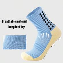 Men's Athletic Socks Adult Use Strong Grip Socks For Soccer Dual Grip Soccer Socks For Men And Women - Multicolor - View 3