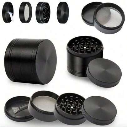 NEW! Grinder Crusher Herb Spice Metal Alloy Portable 4 Grind