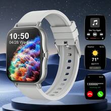 1.83" Full Screen Metal Body Wireless Voice Call Smart Watch Compatible With IOS And Android, With Multiple Sports Modes, Abundant Watch Faces, Built-In Games, AI Voice Control, Suitable For Men And Women