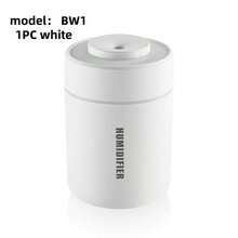 1 szt. Kolorowy dyfuzor LED, domowy elektryczny dyfuzor zapachowy, mini nawilżacz powietrza – cichy, zasilany przez USB, bezgłośna praca, możliwość dodawania olejków eterycznych i zapachów, odpowiedni do sypialni, salonu, wystroju biura, nowoczesny nawilżacz, plastikowy nawilżacz powietrza