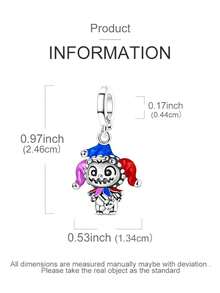 Cute Character Enamel Charm Set - Silver Plated DIY Jewelry Gifts