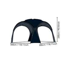 1pc Upgraded 8-Person Camping Tent With 4 Doors - Large Outdoor Shelter, Mosquito-Proof, Lightweight And Portable Tent For Camping, Road Trips, Backyard, Beach, Gatherings - Brown Mesh Tent, Camping Tent, Beach Shade, Multi-Door Shelter