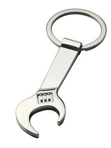 1/5/10/20/50pcs Personalized Bottle Opener, Customizable Text, Creative Wrench Keychain, Portable Keychain, Unique Gift For Father's Day, Christmas, Birthday, Wedding, Anniversary, Friends, Family, Clients, Colleagues