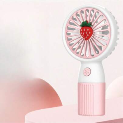 Mini Ventilador Portátil Recarregável Bateria Silencioso Turbo