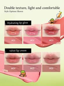 Little Ondine Essence 丝绒唇彩 06 号。滋润双唇，令双唇饱满水润，焕发光彩。轻盈不黏腻配方，色彩清透，可层层叠加。超萌卡通包装，送礼佳品。2.4克/0.08盎司 - 06 - 查看 6