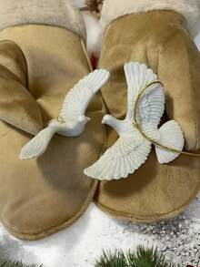 1/2szt. ozdoby świąteczne w stylu żywicy gołębie przyjaźni/pokoju - zestaw ozdób choinkowych z jednym/dwoma gołębiami - najlepszy prezent dla kogoś wyjątkowego Wystrój domu Wystrój pokoju Dekoracje świąteczne Dom Prezenty świąteczne Wystrój świąteczny - Wielokolorowe - Zobacz 5