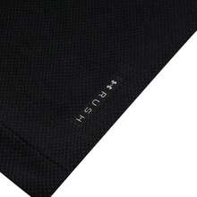 Under Armour UA Rush Seamless Legacy LS 男士休闲柔软舒适圆领长袖T恤，修身日常打底衫，1379282-001 - 黑色 - 查看 7