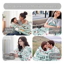 Cat Blanket Gifts For Cat Lovers Soft Flannel Cats Throw Blanket Cats Stuff For  Adults 50"X40" Pop  Gift (Multiple Sizes Available) Nordic Style Acrylic Rectangular Office Nap Sofa Blanket, Air Conditioning Blanket, Knitted Small Blanket, Shawl Cover Blanket, Bed End Blanket Soft & ,Skin-Friendly Multi-Size Versatile Blanket ,Lettering Numbers Doodle Christmas Blanket,Chicken PrintingPerfect Christmas, Halloween, Birthday Gift For Home Decor,Uplifting Gift For Friends, Family, Happy Valentine's Day,Happy New Year. - 彩色 - 查看 5