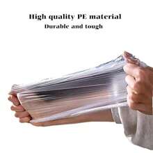 200PCS Disposable Shower Caps Plastic Clear Hair Cap Large Thick Waterproof Bath Caps For Women And Men Unisex Reusable Travel Essentials For Deep Conditioning Hair Treatment Hotel Spa And Home Use,Hair Tools,Hair Items,Travel Essential,Travel,Barber,Hairstylist,Barber Accessories,Valentine's Day,Hair Supplies,Hair Stylist,Barbershop,Salon,Vacation Essentials,Hair Products,Barbershop,Valentine's Gift,Travel Essentials For Women,Hair Stylist Tools - Clear - View 5