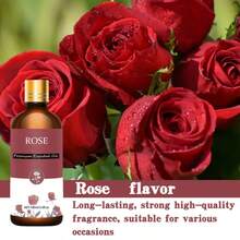 100ml/3.4oz, 30ml/1.0oz, 10ml/0.34oz Premium Rose Fragrance Essential Oil, Suitable For Diffuser, Humidifier, Holiday Gift - Rose - View 2