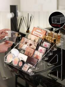 3/5/7 Tier Nail Polish Display Rack, Nail Polish Gel Storage Box, Makeup Organizer For Nail Salon, Eyeshadow, Cosmetics, Glasses, Toys, Desk Decor, Mother's Day Gift - Multicolor - View 5