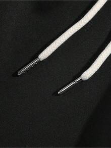 Pantalones casuales para hombre con estampado de letras cruzadas, estilo americano vintage - Rojo - Ver 6