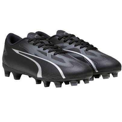 Puma Childrens/Kids Ultra Play Football Boots (Black/Silver) - 40% Textile/30% Synthetic/30% Rubber - (RD3459)