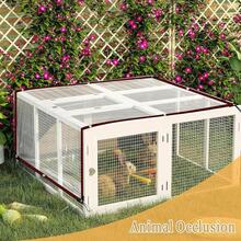 Transparentes wasserdichtes Tuch - kleine dicke wasserdichte Plane, geeignet für Gartenzäune, Pflanzenschutz im Winter und Terrassenschutz