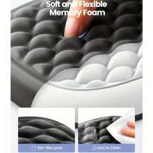 وسادة معصم للوحة المفاتيح، قاعدة معصم للوحة المفاتيح مضادة للانزلاق ومقاومة للتآكل، دعم معصم المكتب