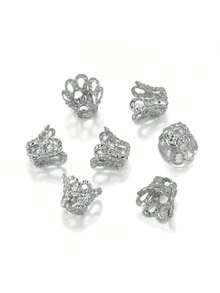 30pcs/50pcs/100pcs Vintage Six-Petal Flower Bead Caps, Jewelry Making Spacer Beads, For DIY Bracelets, Earrings, Necklaces, Craft Making