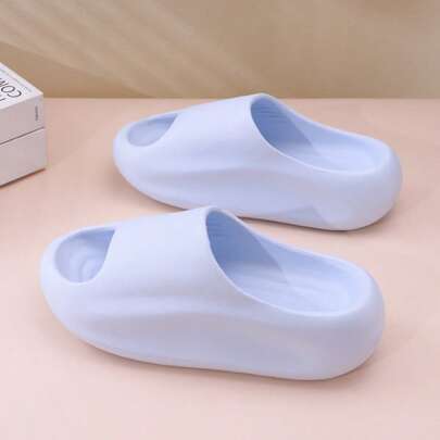 نعال منزلية سميكة القاع مريحة للنساء، نعال منزلية ناعمة القاع مقاومة للانزلاق للارتداء الداخلي والخارجي