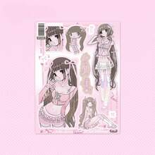 1pc - 2025 New Arrival - Y2K Style - Anime Character - Baddie Sticker - Maid Sticker - Mobile DIY Decor - Scrapbooking Material - INS Planner Gift - Home Decor - Wall Decor - Phone Tablet Sticker - Cup Computer Luggage Sticker - Stitch Toys Travel Toys Classroom Fidget Toys Mini Stuff Bath Toys Christmas Stationery Stress Ball Birthday Gift - Christmas Gift - Christmas Eve Gift - Perfect Gift - Gift - Toys - Games - Multicolor - View 6