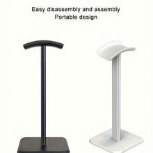 [高级 ABS 桌面耳机] 高级 ABS 桌面耳机支架 - 光滑的游戏耳机支架，适用于办公室和游戏室展示 - 彩色 - 查看 9