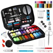 1 Set Sewing Kit, XXL Size, High-Quality Sewing Supplies For DIY, Beginner, Adult, Emergency, Summer Camper, Travel & Home, With Storage Bag (Random Color) - 彩色 - 查看 9