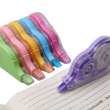 Smooth & Quiet Correction Tape - Random Color - 1pc With Large Capacity For Easy Mistake Correction