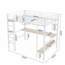 Kids Bed Frames, Headboards & Footboards - White - View 4