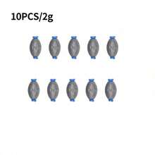 蛋形铅坠钓鱼铅坠套装鲈鱼铅坠渔具海水抛投钓鱼铅坠套装椭圆形淡水