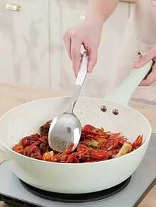 Silikonowy uchwyt na szpatułkę, 2 silikonowe uchwyty na szpatułki w kształcie kraba, osłona na przybory kuchenne, żaroodporny stojak na przybory kuchenne, uchwyt na zupę z zabezpieczeniem przed przelaniem do kuchenki domowej, niezbędne akcesoria kuchenne