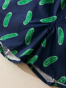 3 Pcs/Pack Men's Breathable Elastic Waist Printed Boxer Shorts, Loose Casual Underwear - Multicolor - View 6