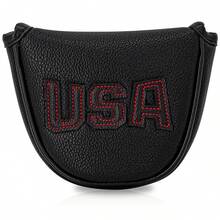 美国高尔夫球杆推杆套高尔夫球杆头套高尔夫配件高尔夫用品限量版 - 黑色 - 查看 2