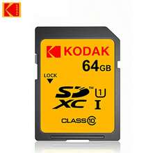 Kodak 柯达 SD 卡 32GB/64GB/128GB 高速 100MB/s SDXC 存储卡，适用于单反相机，Class 10 4K 高清 V30 A1 - SD U1 - 查看 12