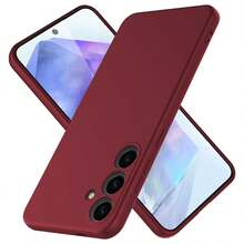 Liquid Silicone Phone Case Compatible With Samsung Galaxy S25 Ultra And 13/16 Pro Max/11, Compatible With IPhone Models A06/A16/A26/A36/A56/A15/A35/A55 And More - Burgundy - View 2