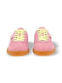 Puma Palermo WNS 女款运动鞋 吸汗透气保暖百搭标志纯色弹性好易洗速干运动户外跑步日常上学粉色 397643-64 - 粉紅色 - 查看 5