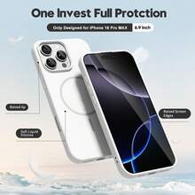 Luxury Glossy Fluorescent Liquid Silicone Phone Case, Compatible With IPhone 17 Air, 16, 15, 14, 13, 12, 17 Pro Max Plus, With Magnetic Soft Cover - Classic White - View 9