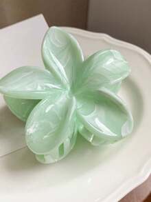 1/5pcs/Set Ladies Elegant Multi-Color Marble Acrylic Flower Hair Claws Suitable For Buns, Ponytails, Everyday Wear,Flower Claw Claw Clips Hair Clips Hair Jaw Clip Hair Clamps Hair Clutch Hair Claw Clip Elegant Hair Accessories