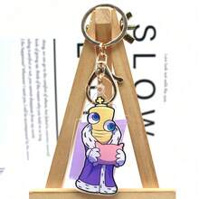 Keychain, Clown Rabbit Pendant - 積木人[金扣]亞克力 - 查看 10
