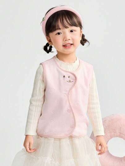 Balabala 2025年秋冬款女童内穿背心，温暖舒适